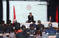 Chủ tịch Quốc hội  Vương Đình Huệ "tiếp xúc cử tri đặc biệt" tại Áo