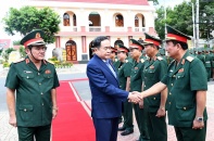 Chủ tịch Quốc hội thăm và làm việc với Đảng ủy - Bộ Tư lệnh Quân khu 9