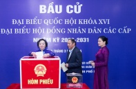 Nhiều tỉnh, thành đã có trên 90% cử tri tham gia bỏ phiếu