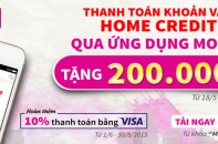 Home Credit tặng tiền cho khách hàng thanh toán qua MoMo
