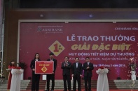 Một khách hàng của Agribank trúng thưởng 1 tỷ đồng
