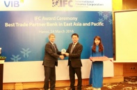 VIB được IFC trao giải "Ngân hàng tài trợ thương mại tốt nhất Đông Á -TBD"