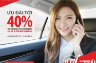 Ưu đãi tới 40% cho chủ thẻ quốc tế Maritime Bank khi đi taxi Uber