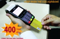 Agribank tặng 400 triệu cho các đơn vị chấp nhận thẻ