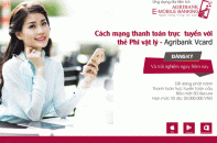 Agribank tham gia cách mạng thanh toán trực tuyến với thẻ Phi vật lý - Agribank Vcard  
