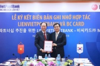 LienVietPostBank ký kết hợp tác với công ty thẻ  lớn nhất nhì Hàn Quốc  