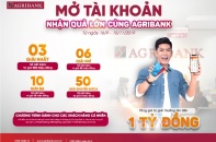 Agribank khuyến mãi lớn cho khách hàng mở tài khoản