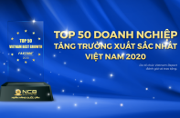 NCB lọt Top 50 Doanh nghiệp tăng trưởng xuất sắc nhất Việt Nam năm 2020