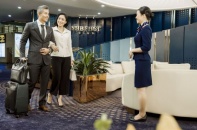 SHB khai trương phòng chờ sân bay mạ vàng 24K 