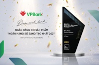 Ngân hàng duy nhất của Việt Nam nhận giải thưởng "Ngân hàng số sáng tạo nhất 2021"