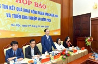 Tín dụng năm 2024 tăng 15,08%, đã bơm ra nền kinh tế 2,1 triệu tỷ đồng