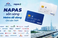 Từ 14/2, người dân có thể dùng thẻ Napas để thanh toán vé tàu Metro 1