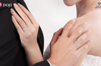 Đi tìm cặp nhẫn cưới định mệnh cho ngày đại hỷ tại DOJI và Thế Giới Kim Cương