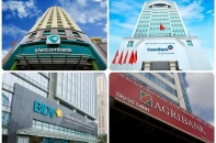 So găng big 4 ngân hàng: Vietcombank trả lương cao nhất; Agribank huy động vốn nhiều nhất; BIDV dẫn đầu cho vay
