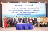 Sacombank ký hợp tác toàn diện với Bamboo Airways