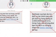 SCB cảnh báo tin nhắn mạo danh lừa đảo chiếm đoạt tiền của khách hàng