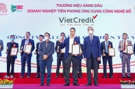 VietCredit vinh dự vào Top 10 thương hiệu hàng đầu Việt Nam