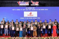 Đồng Tâm Group lần thứ 4 vào Top các Công ty uy tín ngành Vật liệu Xây dựng