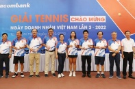 Sacombank tổ chức Giải tennis chào mừng ngày Doanh nhân Việt Nam năm 2022