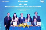 Sacombank hợp tác triển khai nền tảng ngân hàng hợp kênh với liên doanh  Temenos - HiPT