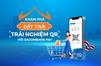 Du khách Việt Nam dùng Sacombank Paythanh toán QR code tại Thái Lan