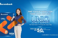 Sacombank ra mắt thẻ tích hợp Visa UNIQ Platinum đa tiện ích
