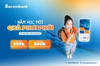 Sacombank ưu đãi thanh toán học phí và mua sắm đầu năm học