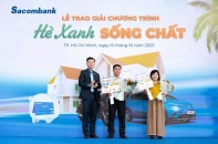 Sacombank trao giải chương trình khuyến mại "hè xanh - sống chất"