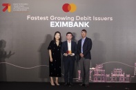 Eximbank đạt giải thưởng "Fastest Growing Debit Issuers" từ Mastercard 