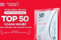 Home Credit năm thứ 2 trong Top 50 doanh nghiệp phát triển bền vững tiêu biểu 2024