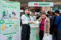 Chuỗi hoạt náo của FE CREDIT: Nhộn nhịp khách hàng đến tư vấn và nhận quà