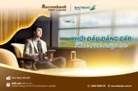 Sacombank bắt tay Bamboo Airways khai thác phòng chờ thương gia tại Sân bay Nội Bài