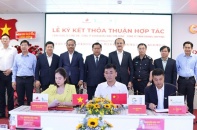 Cảng quốc tế Long An hợp tác với Cụm cảng Sơn Đông Trung Quốc và hãng tàu Singapore 