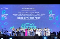 Khai mạc siêu lễ hội văn hóa, âm nhạc, sáng tạo, cộng đồng Hozo City tết Fest 2025