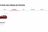 Toyota Yaris bất ngờ biến mất khỏi danh mục xe Toyota tại Việt Nam