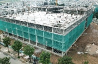 Cất nóc Bệnh viện Vạn Phúc - Sài Gòn