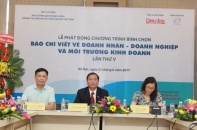 Bắt đầu bình chọn Báo chí viết về doanh nhân lần thứ V