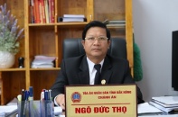 Chánh án Tòa án Nhân dân Đắk Nông Ngô Đức Thọ bị cảnh cáo