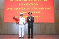 Bộ Công an có tân Thứ trưởng
