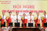 Tỉnh Bắc Ninh bổ nhiệm 20 lãnh đạo sở, ban, ngành sau sáp nhập