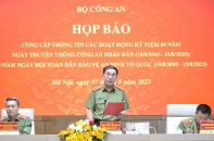Chuỗi hoạt động kỷ niệm 80 năm Ngày truyền thống Công an Nhân dân