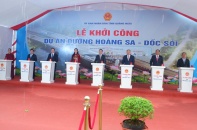 Quảng Ngãi khởi công Dự án Đường Hoàng Sa - Dốc Sỏi, tổng vốn đầu tư 3.500 tỷ đồng