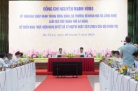 Bộ trưởng Bộ Khoa học và Công nghệ làm việc với Đà Nẵng về công nghệ, chuyển đối số