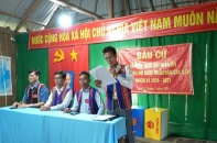 Gia Lai hoàn thành công tác bầu cử sớm tại thôn O2, xã Vĩnh Sơn