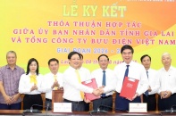 Gia Lai hợp tác với Tổng công ty Bưu điện Việt Nam phát triển kinh tế tầm thấp