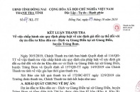 Đồng Nai: Dự án Khu dân cư Giang Điền có nhiều thiếu sót trong việc xác định giá đất