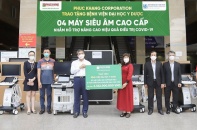 Phúc Khang Corporation tặng 4 máy siêu âm cao cấp cho Bệnh viện Đại học Y Dược TP.HCM