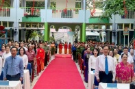 [Ảnh] Nguyên Thủ tướng Nguyễn Tấn Dũng cùng Chủ tịch UBND TP.HCM Nguyễn Văn Được đi bỏ phiếu