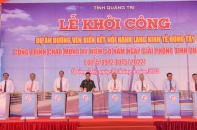 Khởi công dự án đường ven biển 2.060 tỷ đồng tại Quảng Trị