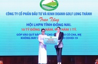 Golf Long Thành tài trợ 10 tỷ đồng cho chương trình “Mẹ đỡ đầu” tỉnh Đồng Nai